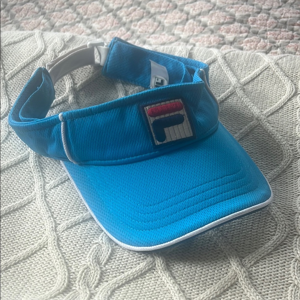 Fila Blue Athletic Hat with Embroidered Logo